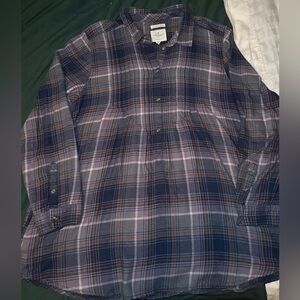 American Eagle Flannel Top